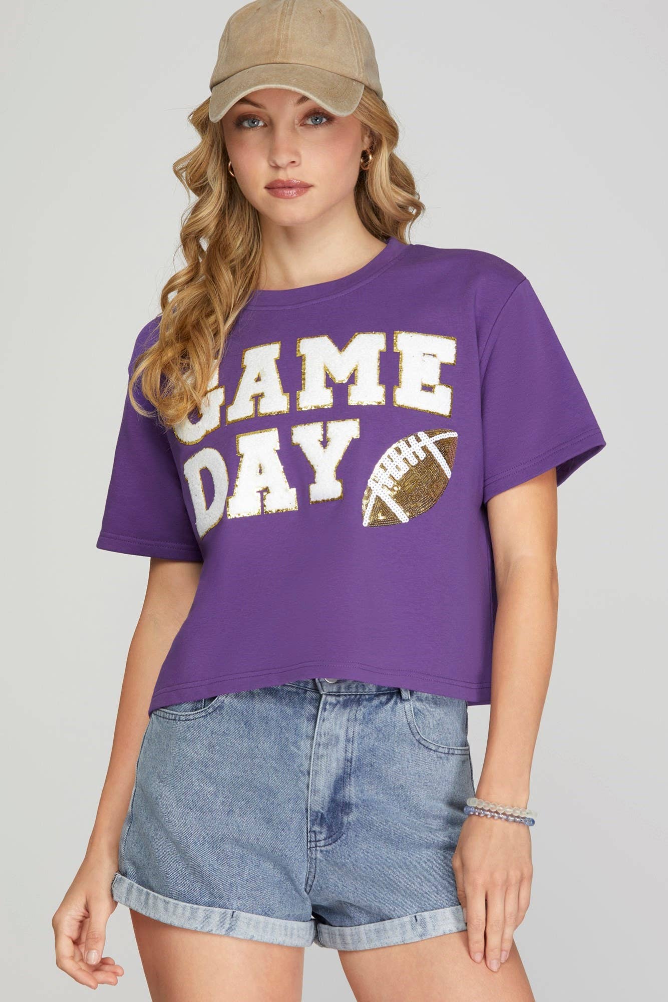 Game Day Football Patch Top