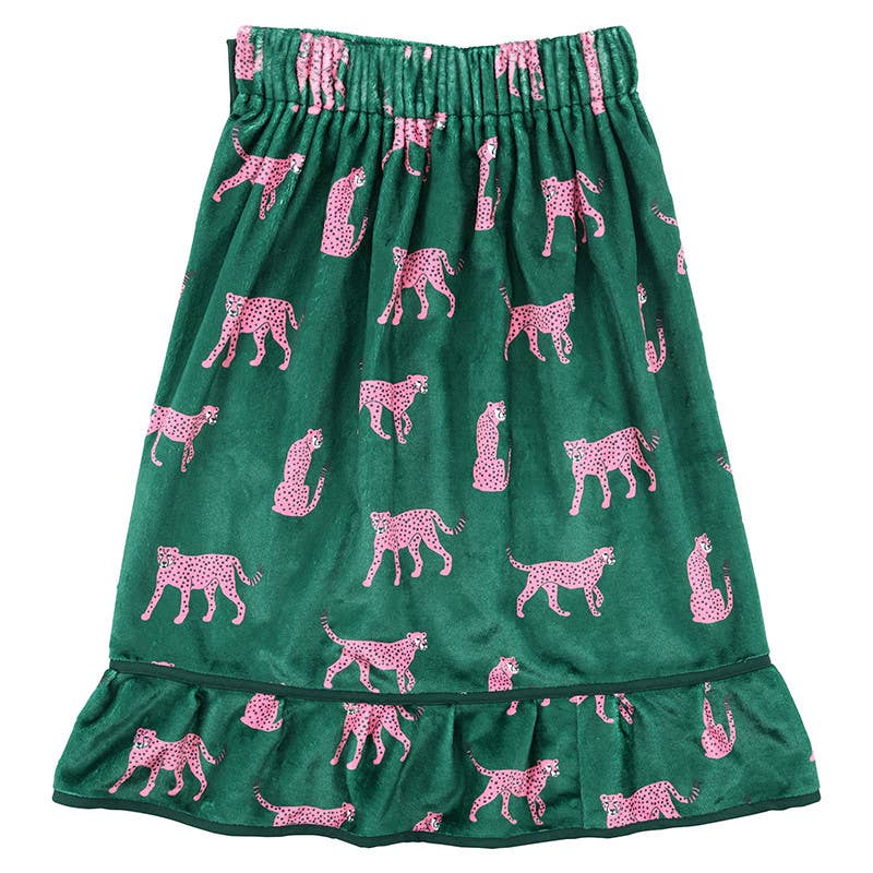 Spa Wrap - Green + Cheetahs