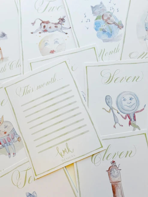 KMK Green Milestone Cards