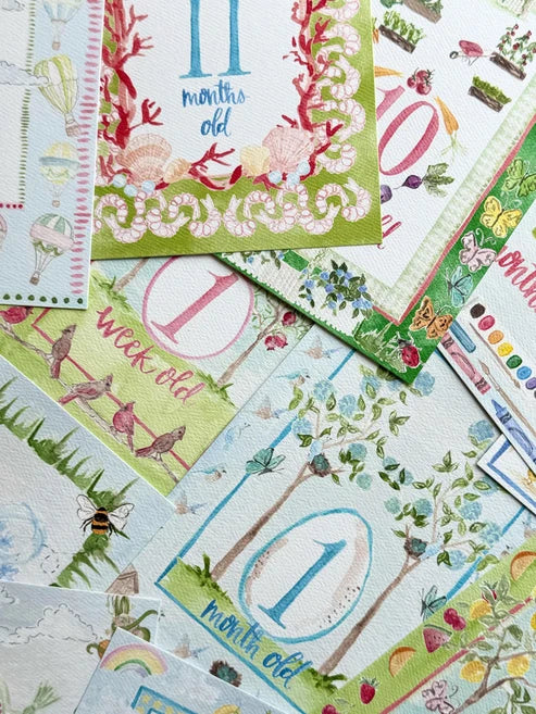 KMK Whimsy Milestone Cards