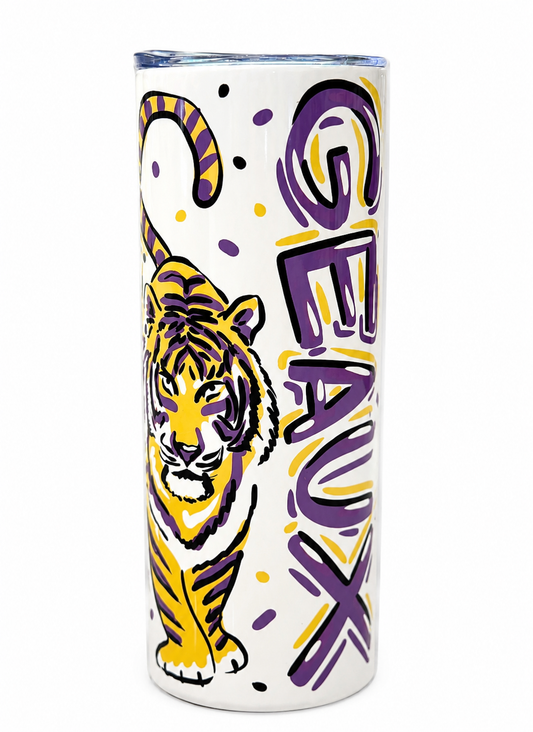 LSU Stainless Steel Tumbler