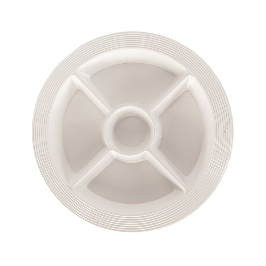 Divided Dish-pinstripes Melamine
